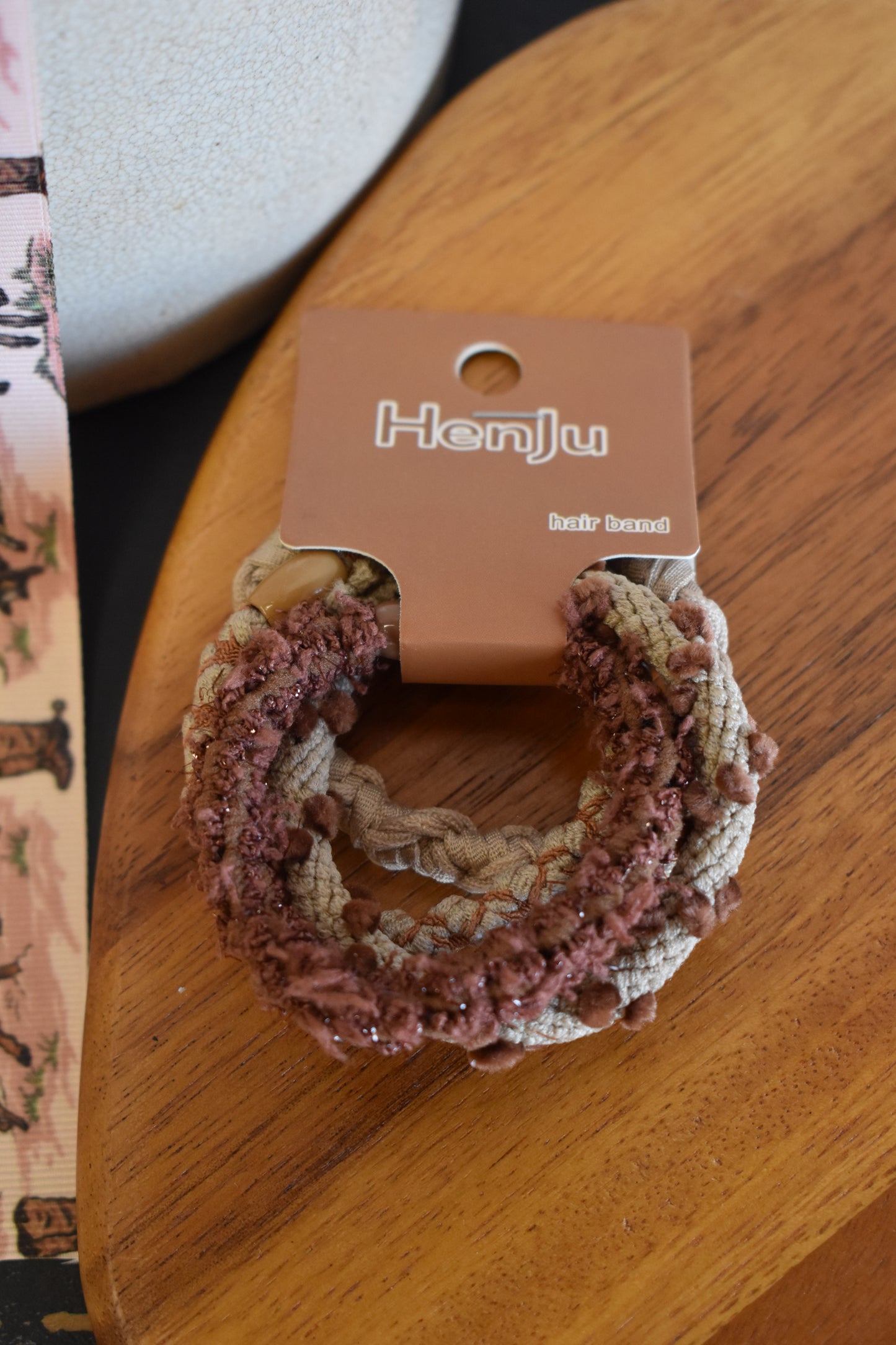 Rust & Cream Hairband Stack