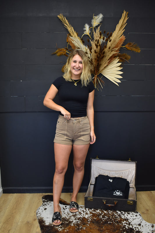 Butterscotch Denim Shorts