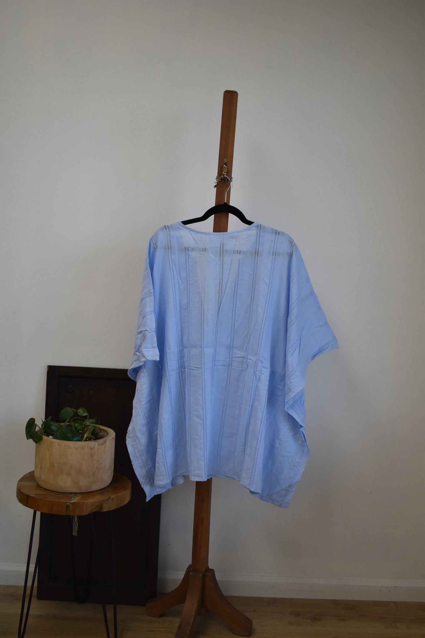 PLUS Sky Blue Short Sleeve Pullover