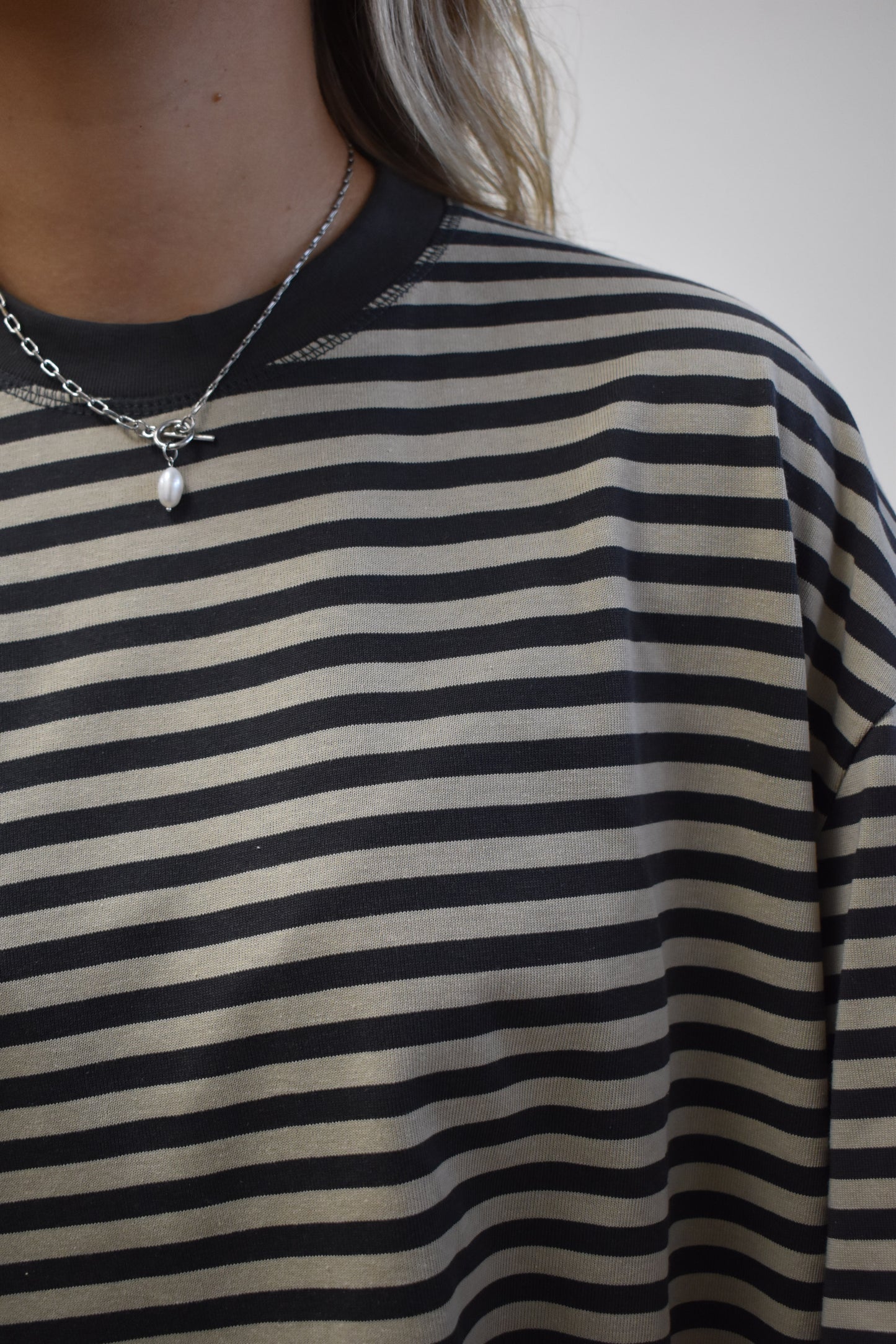 Lena Striped Boxy Tee