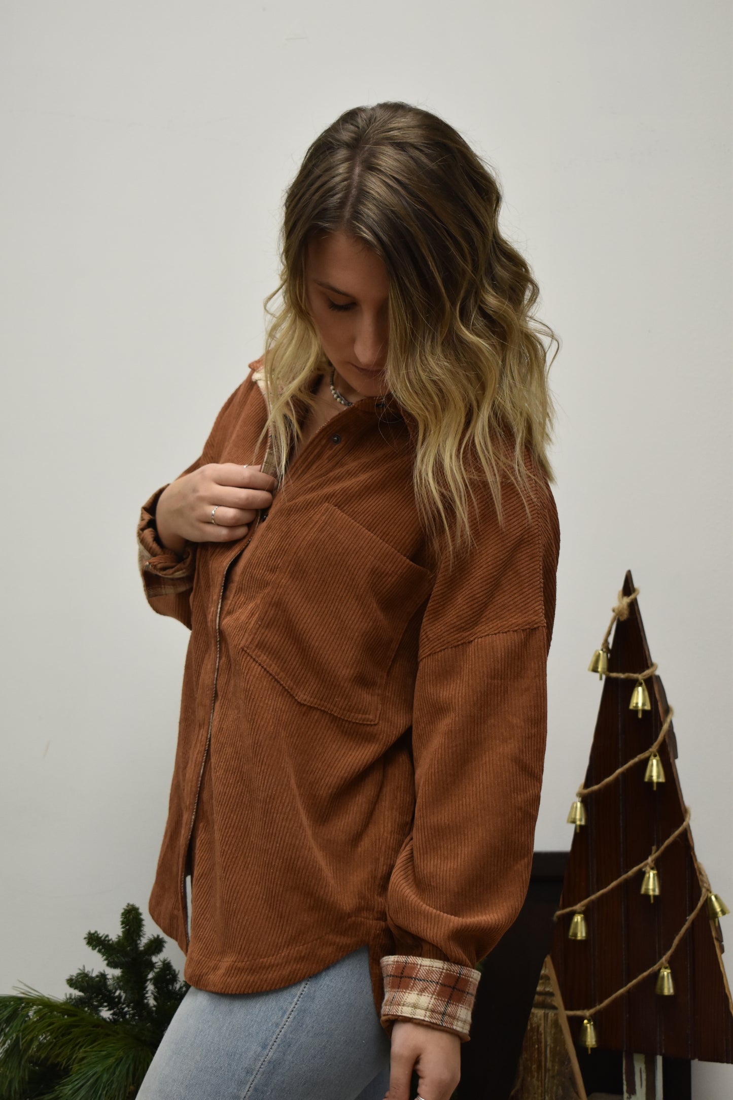 Rust Corduroy Jacket