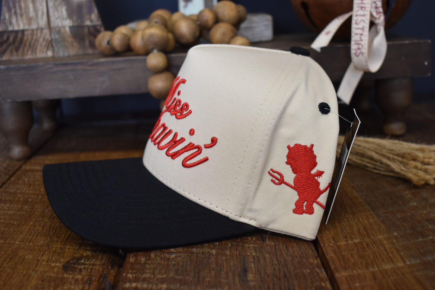 “Miss Behavin’” Embroidered Trucker Hat