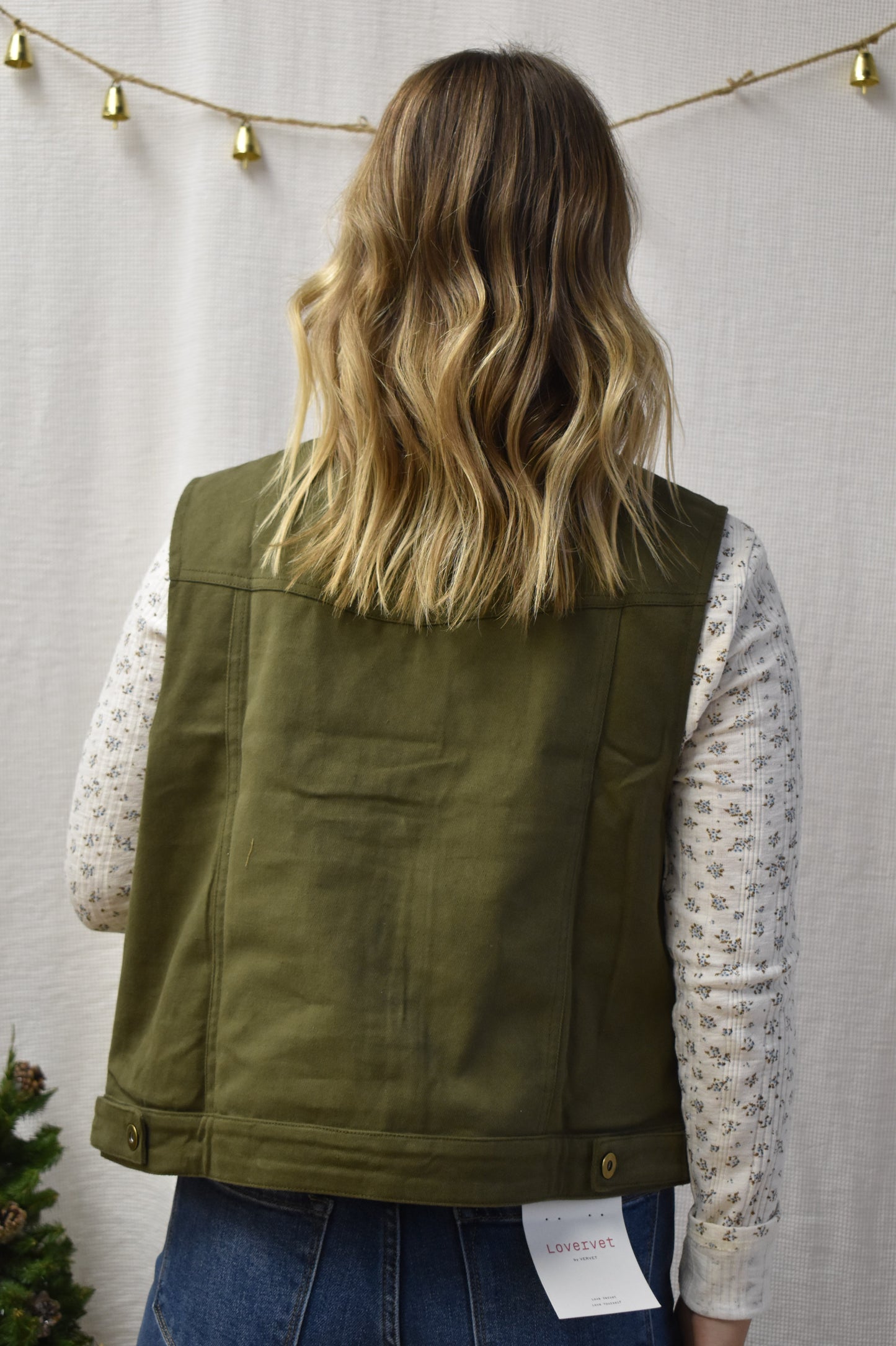 Olive & Chocolate Canvas Vest