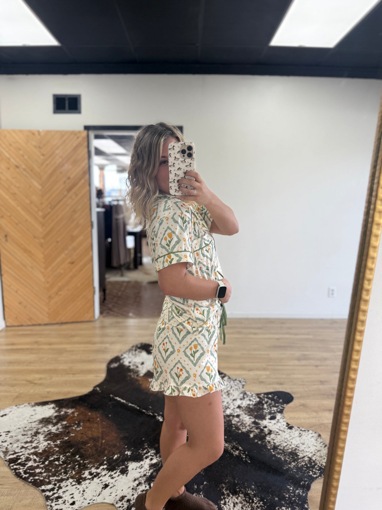 Spring Tulip Pajama Set