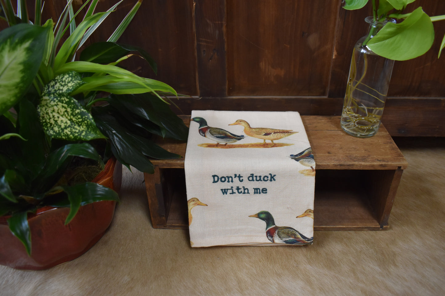‘Don’t Duck With Me’ Kitchen Towel