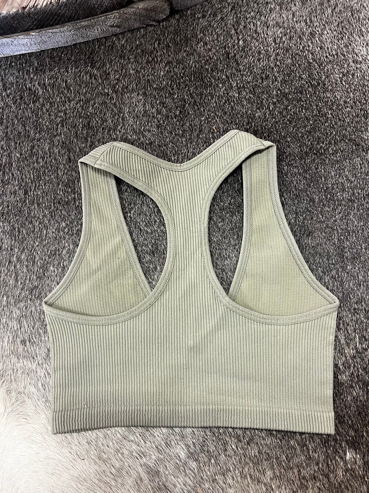 Sage Leto Ribbed Bralette