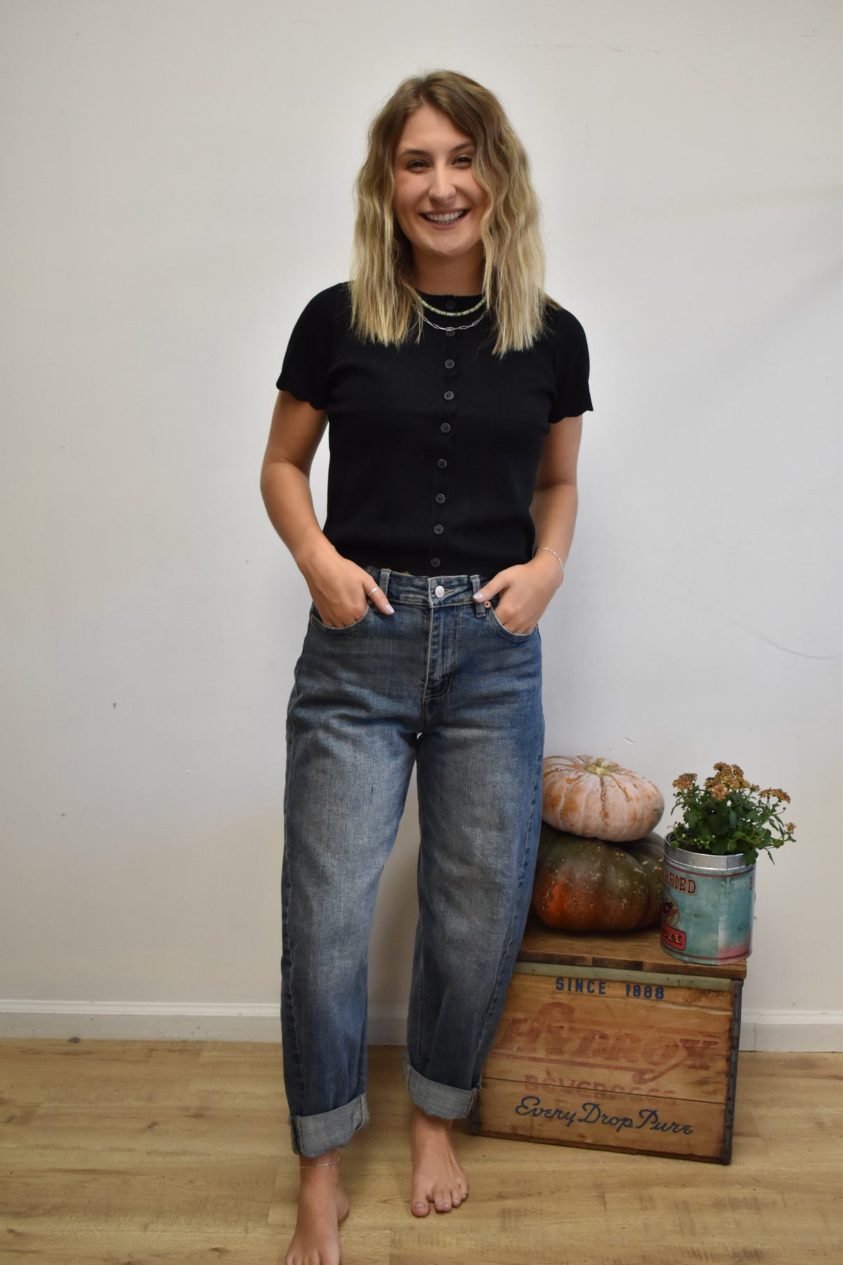 Malcom Tinted Barrel Jeans