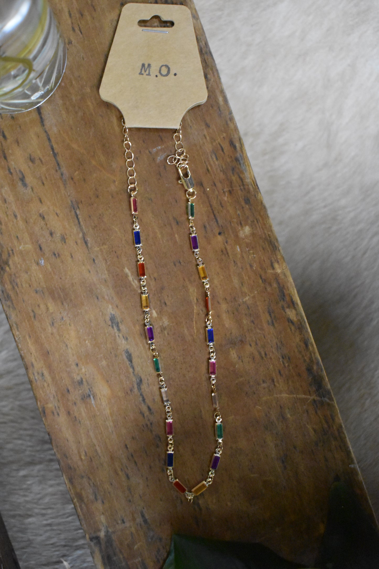 Queen Multi Color Glass Necklace