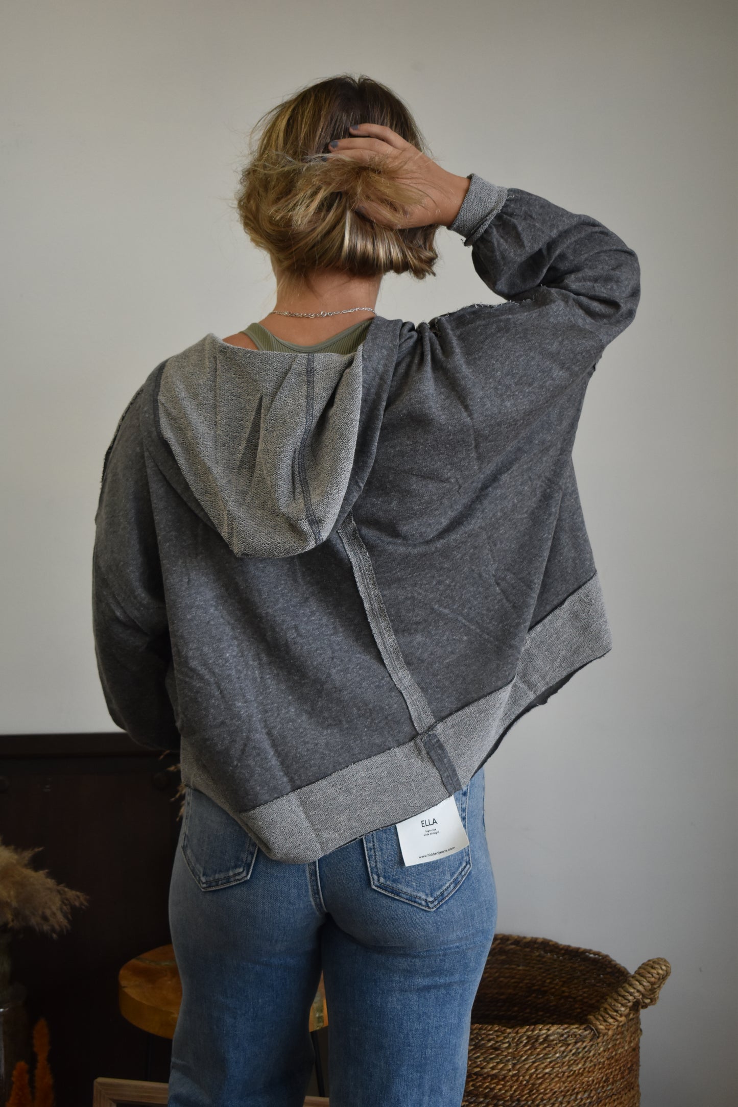 The Grey Emmy Hooded Long Sleeve