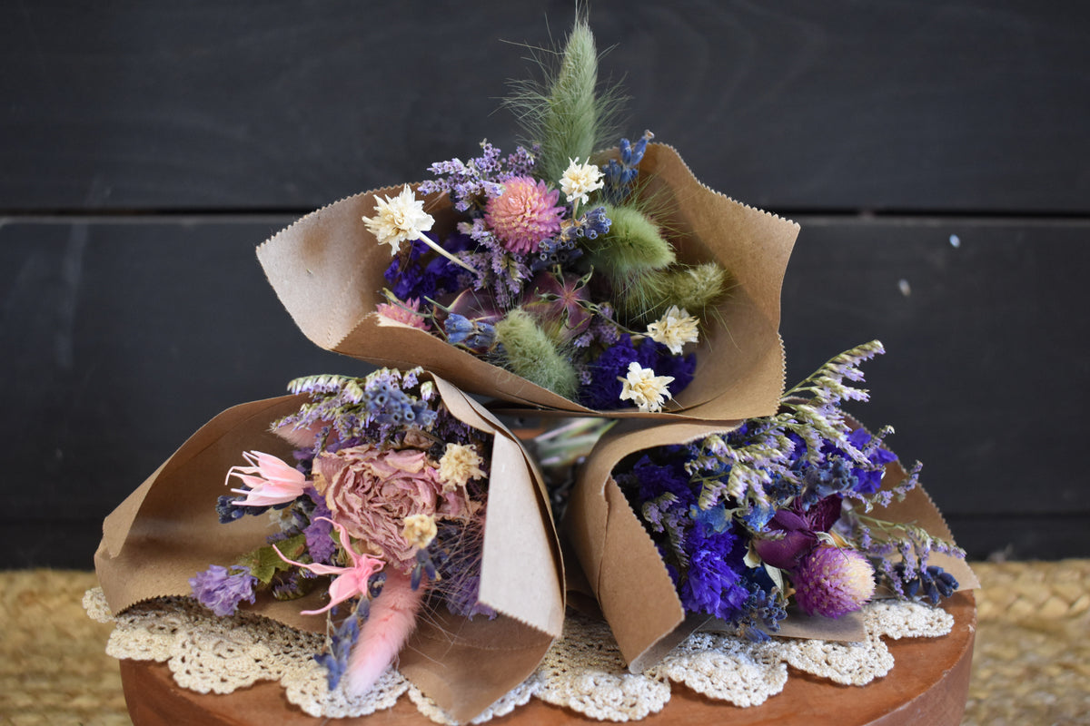 Mini Dried Flower Bouquet