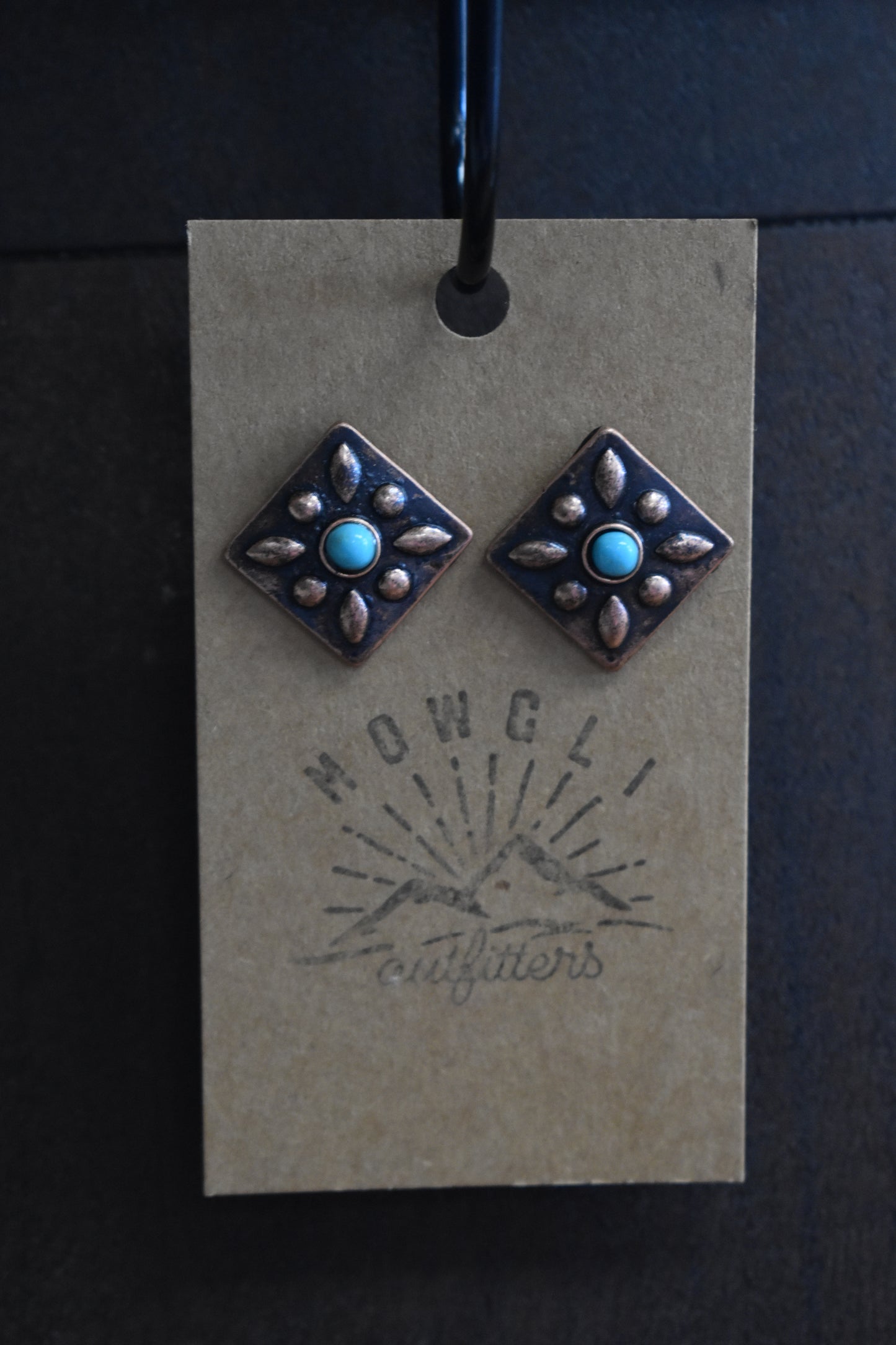 The Hunter Copper Studs