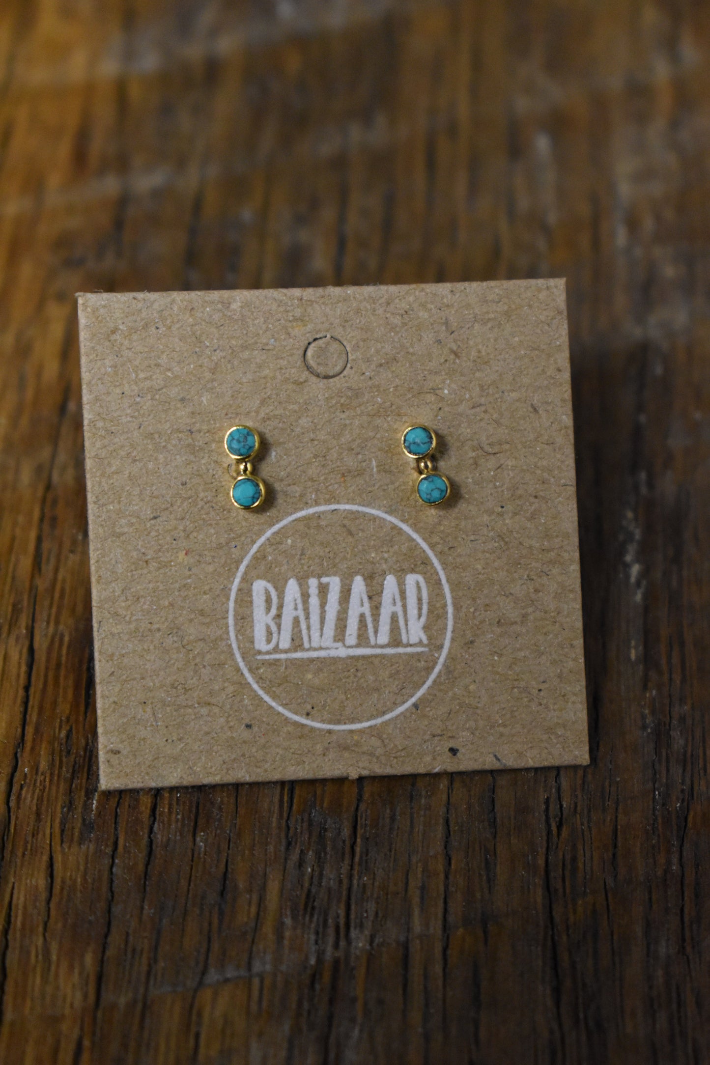 Turquoise Duo Studs