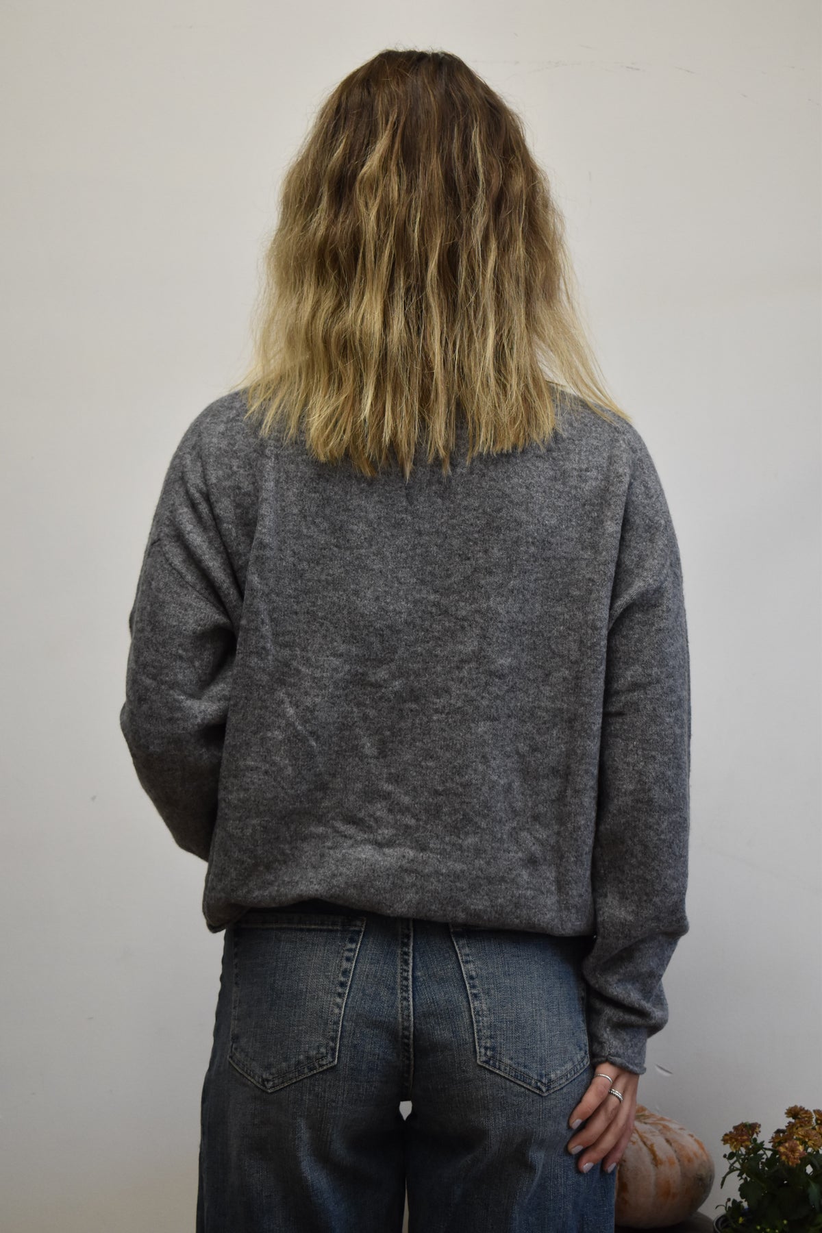 Saddle & Smoke Sweater