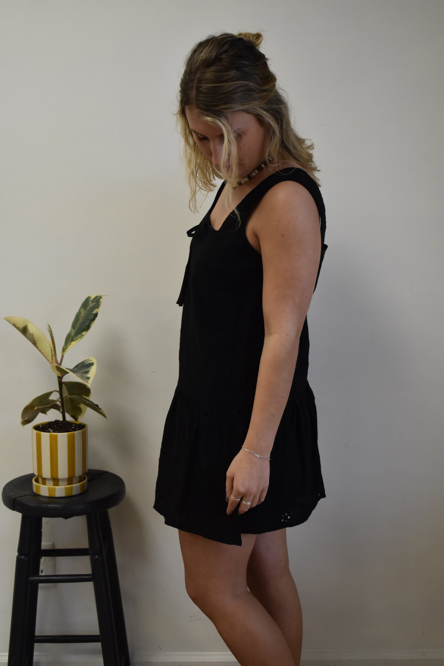 Midnight Floral Mini Dress