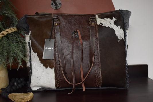 Leather & Cowhide Weekender