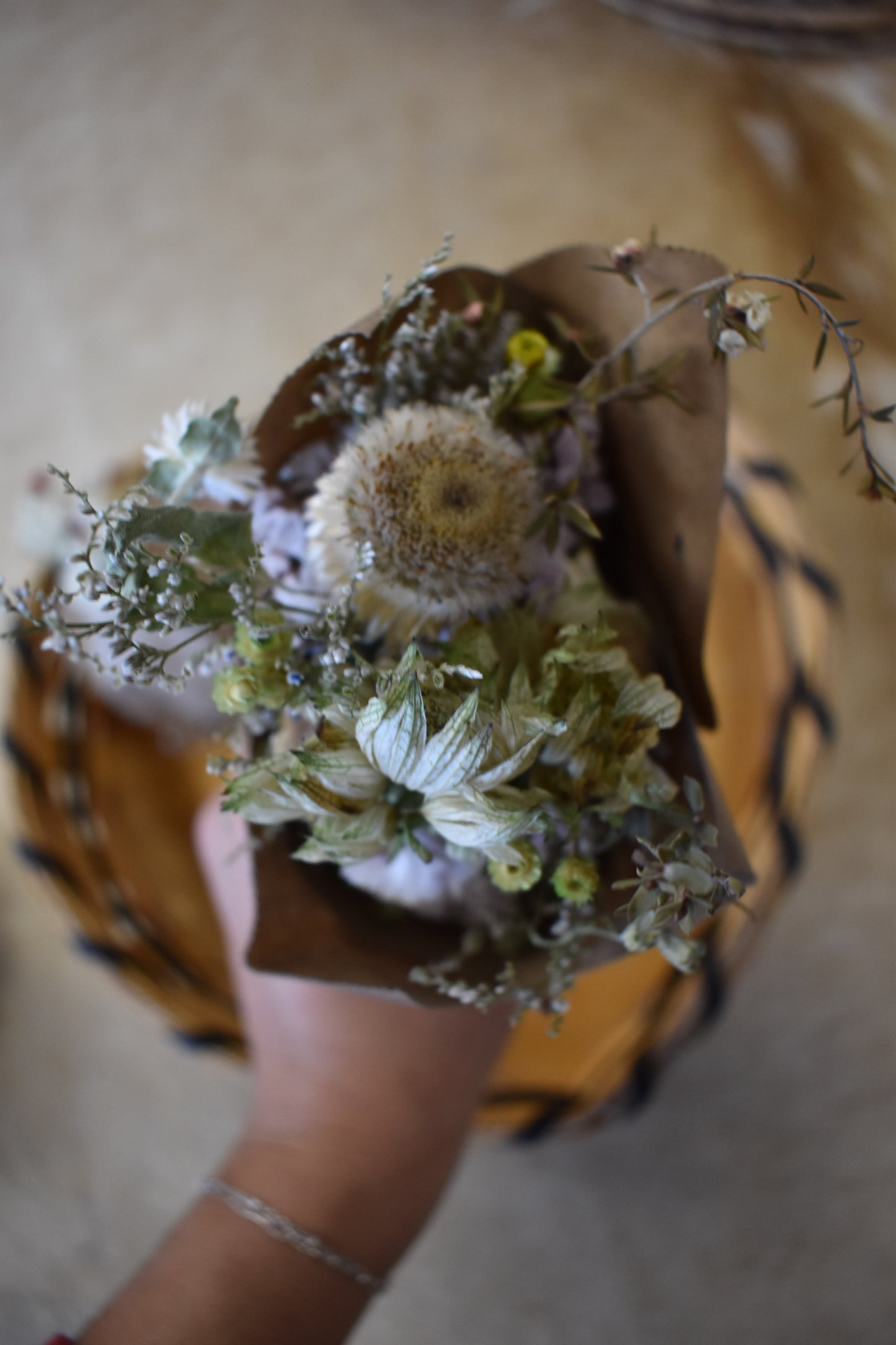 Mini Dried Flower Bouquet