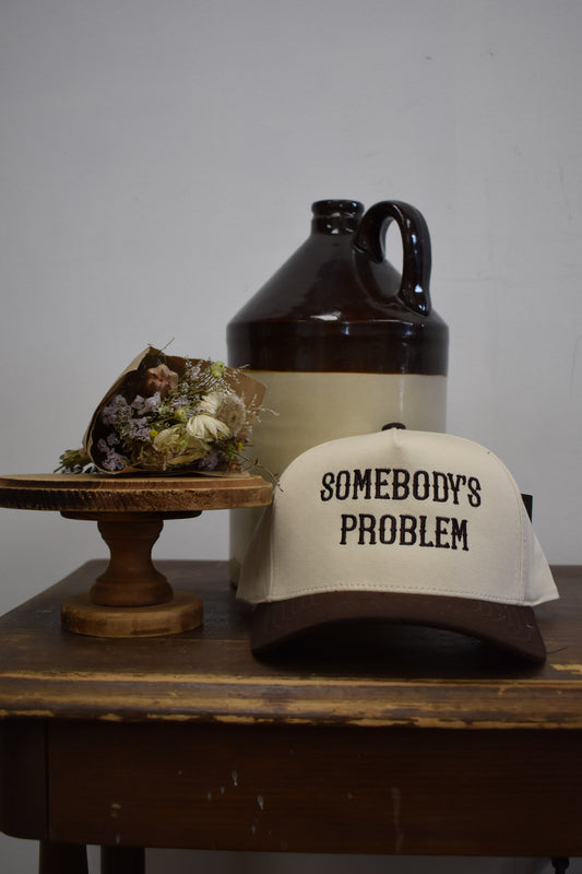 Retro ‘Somebody’s Problem’ Canvas Hat