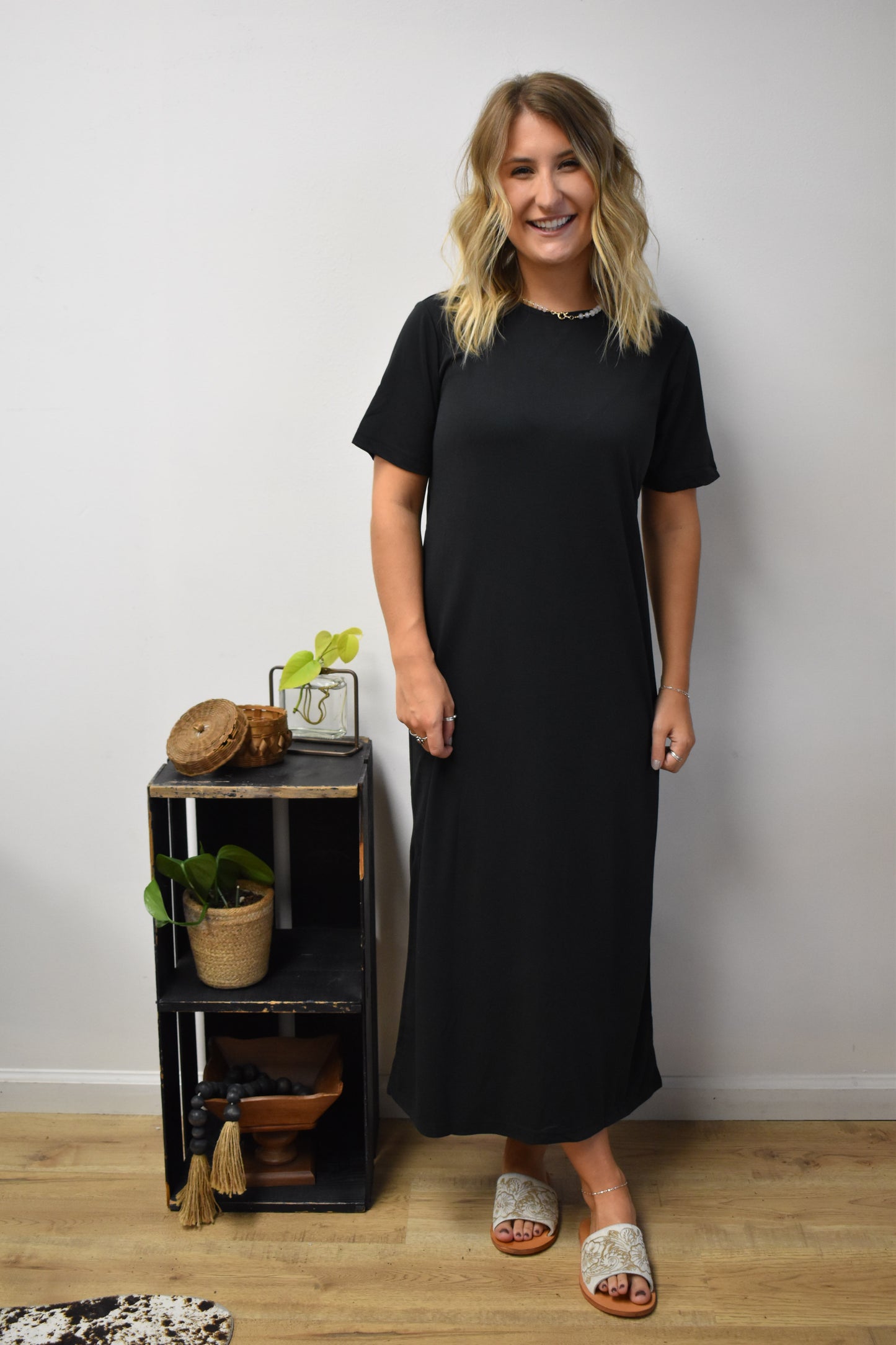 Desert Night Cutout Midi Dress