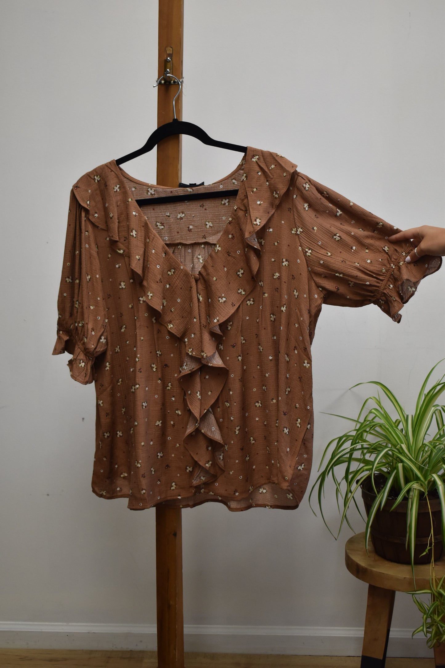 PLUS Ruffled Blouse