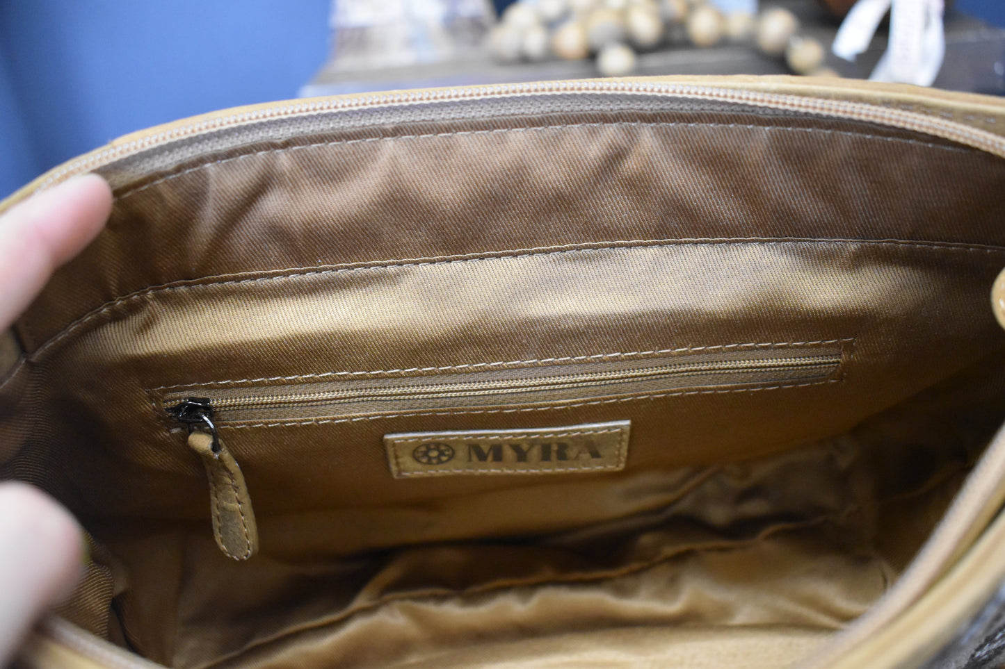 Aztec Brown Woven Purse