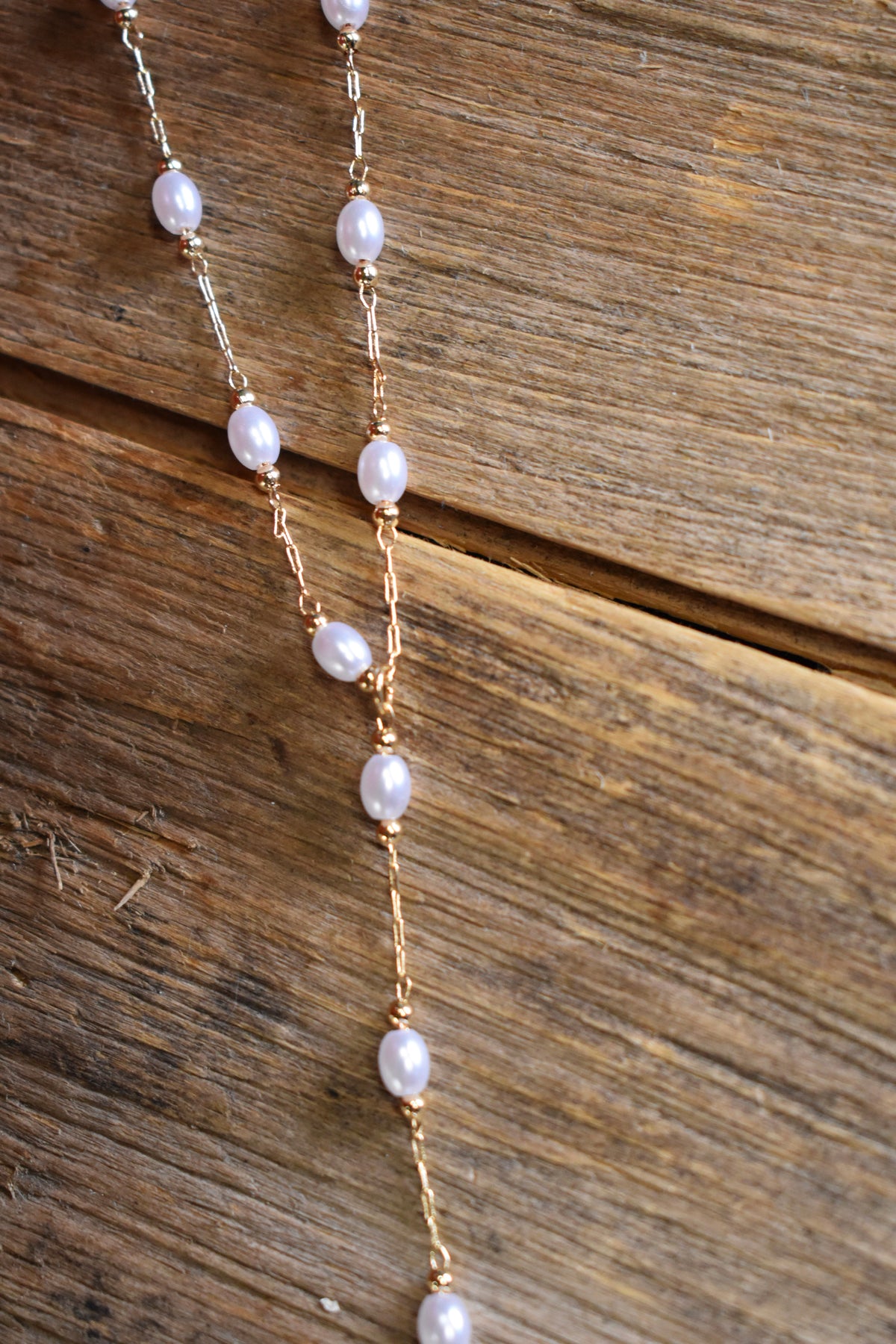 Pearl Station Y-Necklace