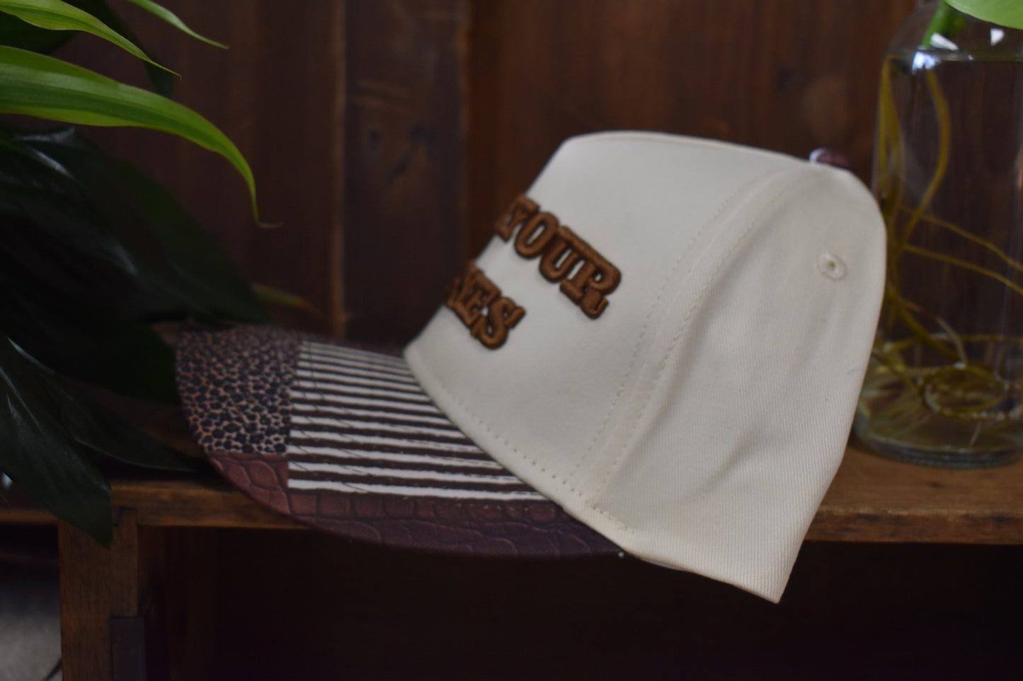 ‘Hold Your Horses‘ Animal Print Trucker Hat