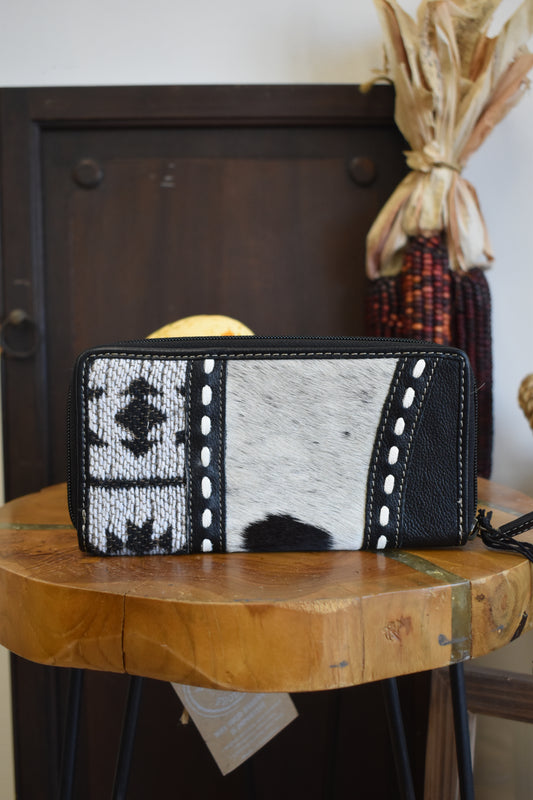 B&W Patterned Wallet