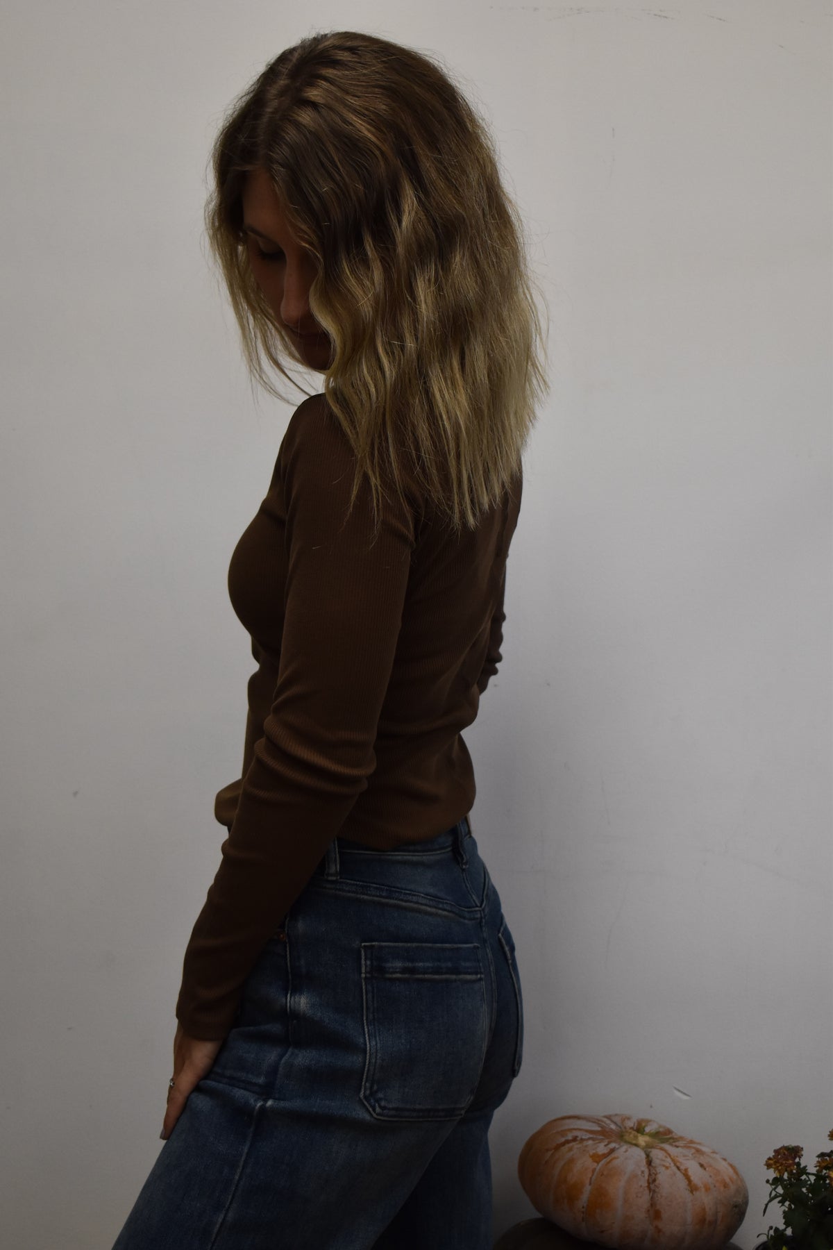 Timber Ribbed Long Sleeve