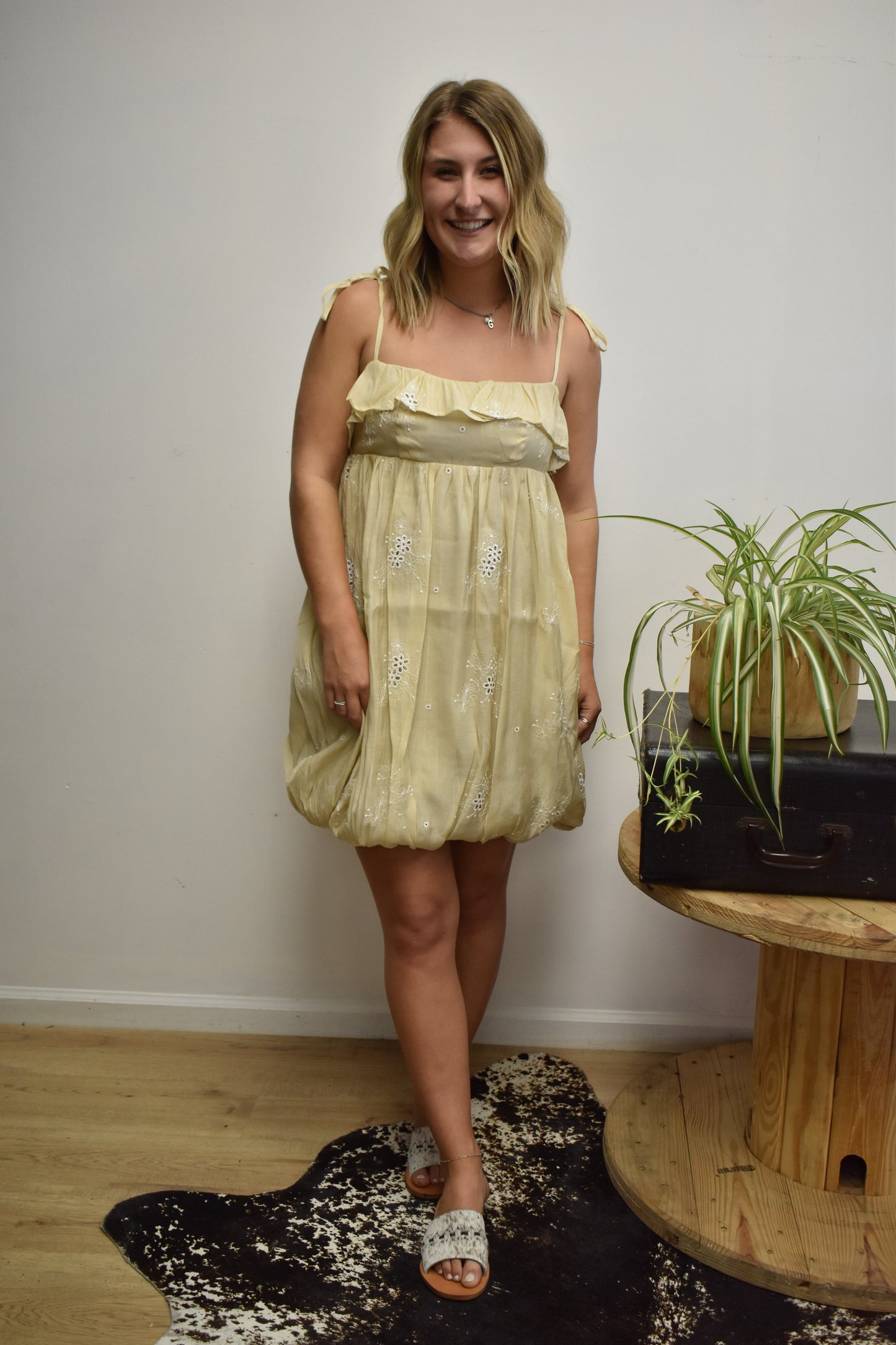 Butter Floral Dress