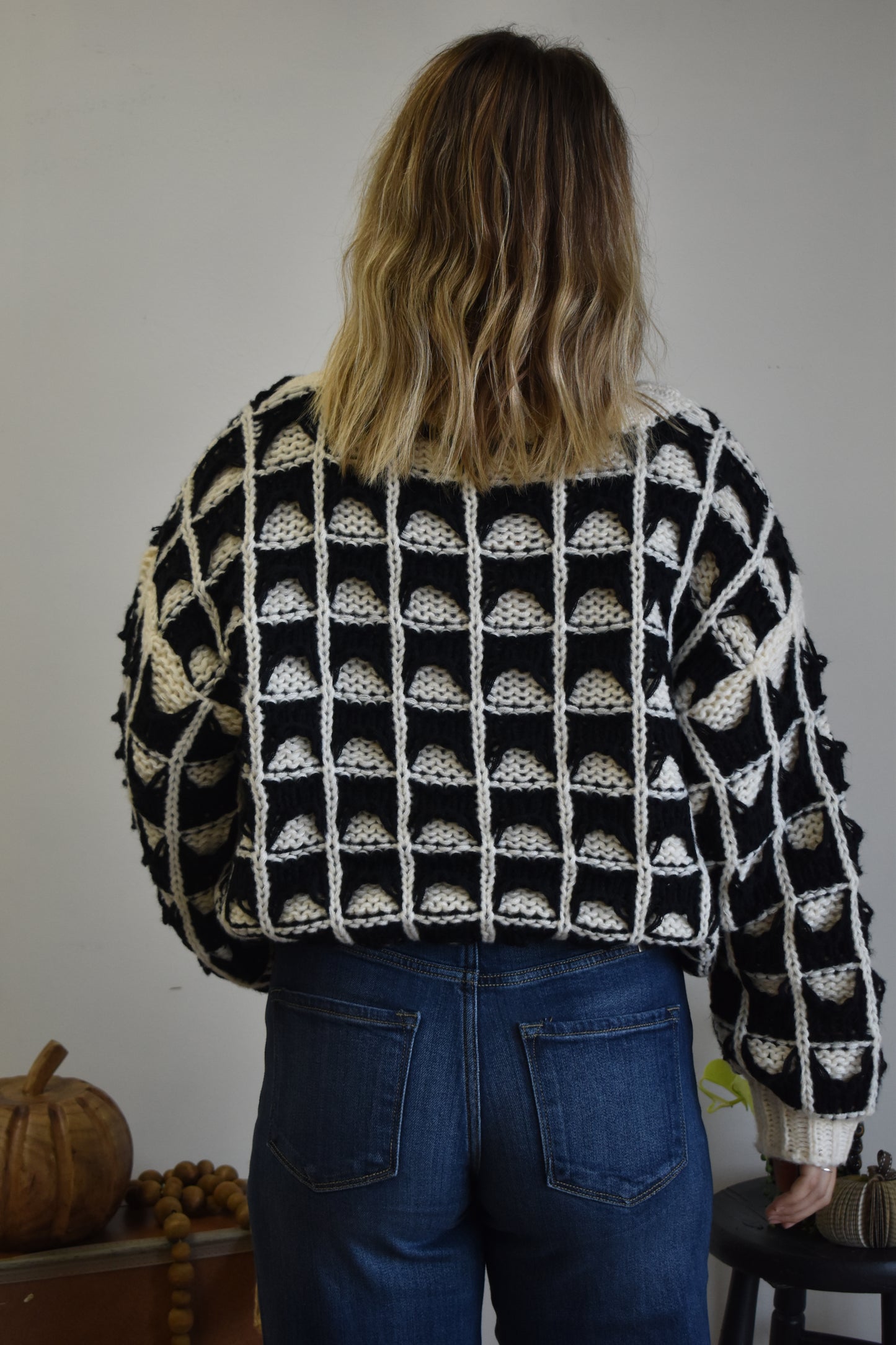 Ivory Scoop Thick Knit Sweater