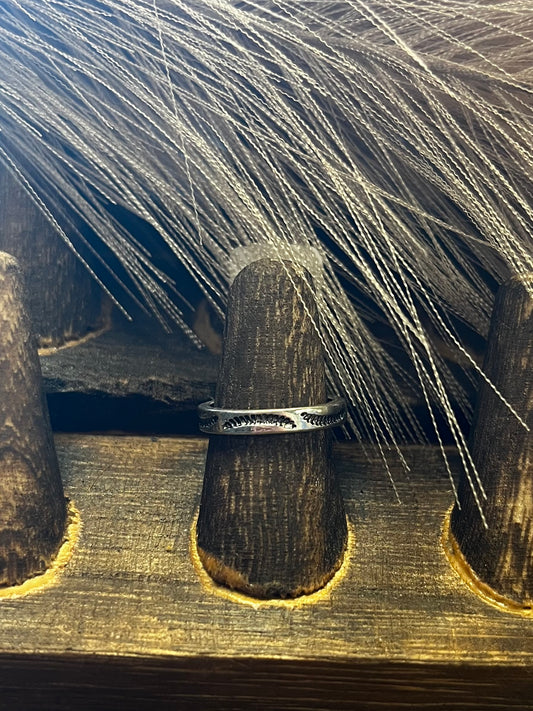 Silver Feather Ring