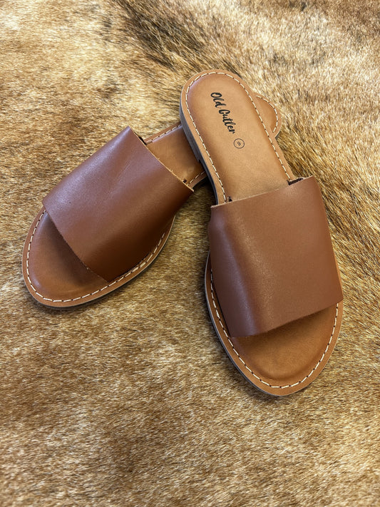 Brazilian Leather Tan Sandals