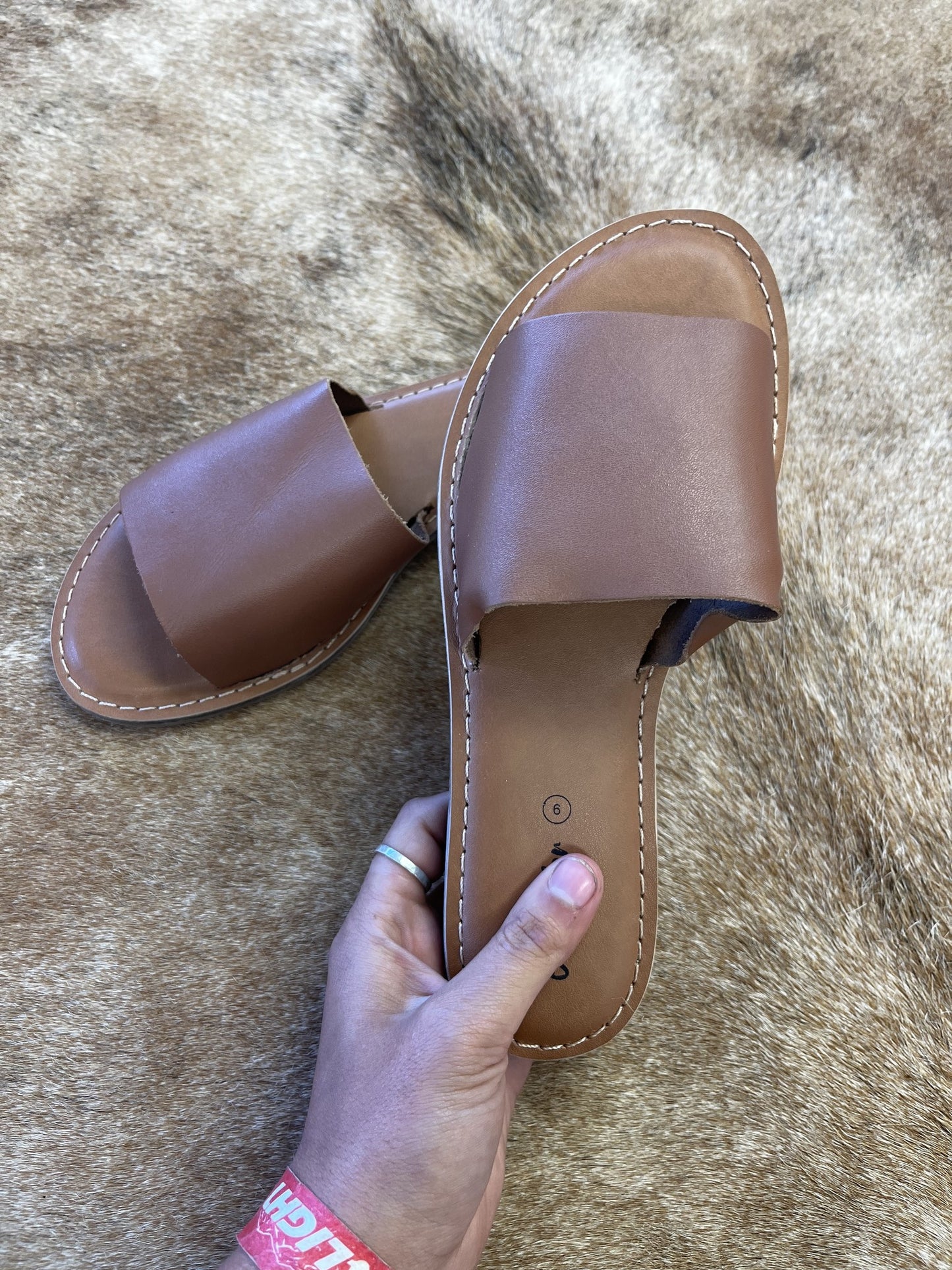 Brazilian Leather Tan Sandals